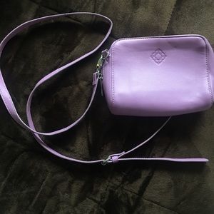 MINI CROSSBODY, Lavender w. Silver Closures